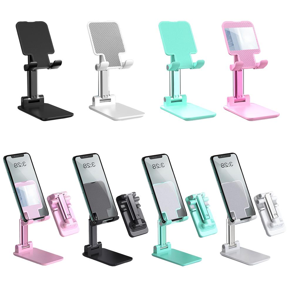 Smart Phone Holder, Desk Portable Tablet Cell Phone Holder, Tablet Stand, Anti-Slip Adjustable Angle Phone Holder, Folding Electronic Devices Mount, F