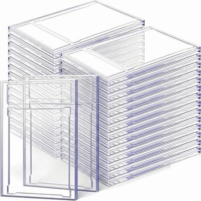 Transparent 35PT Collectible Card Box Removable Trading Card Protection Box Storage Display