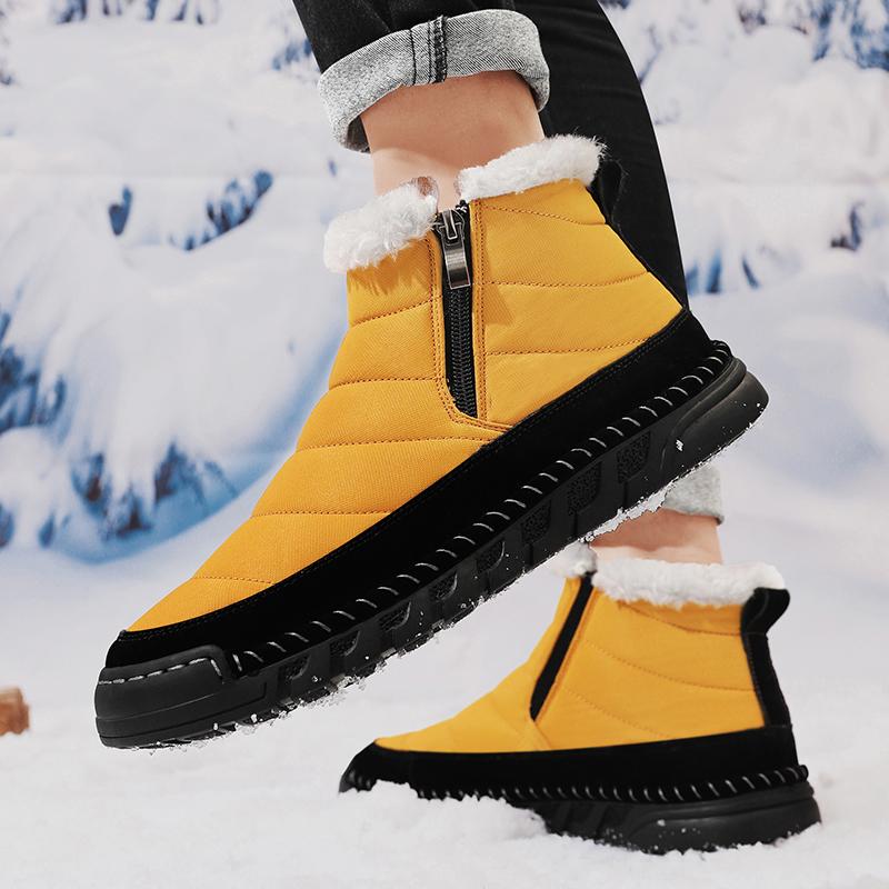 Super Warm Winter Cotton Shoes Casual Ankle Boots For Men Snow Boots