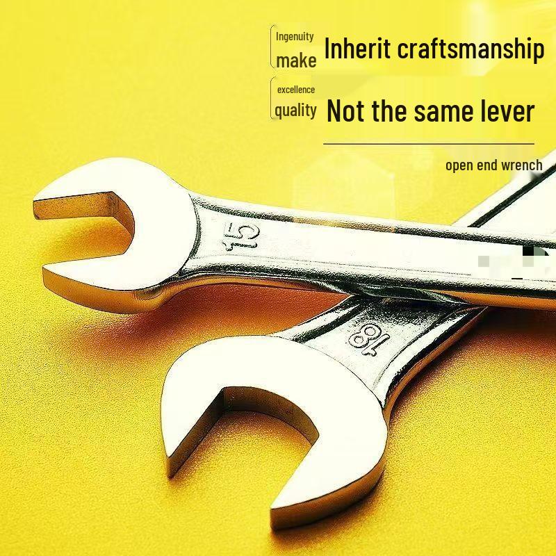 Dual-Use Double-Ended Open-Head Car Repair Spanner Set