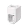 Wall-Mounted Toothpaste Squeezer & Toothbrush Holder - No Drill Needed