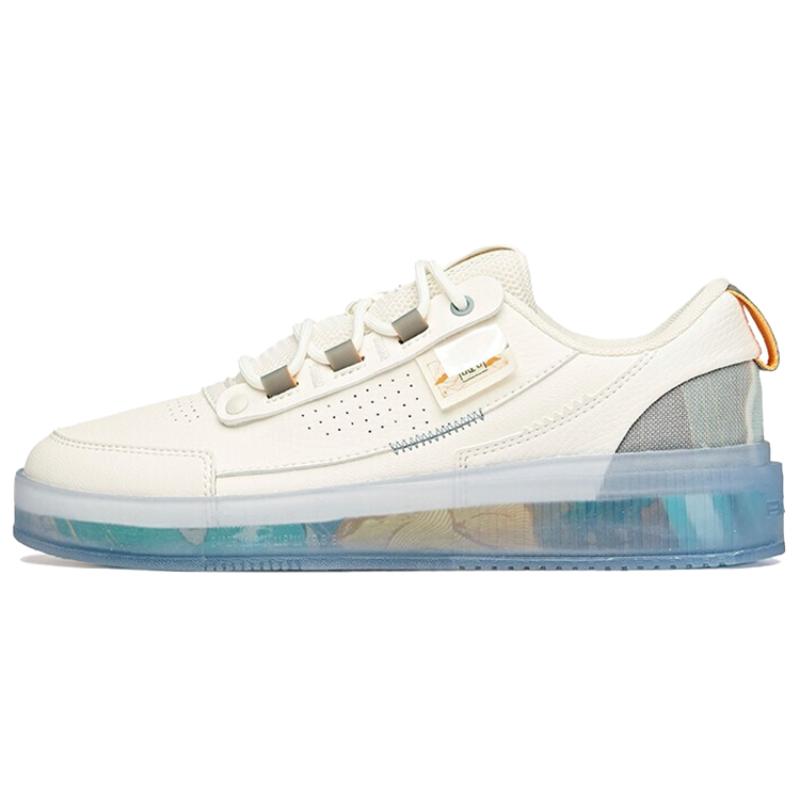 

Anta Life Collection Silk Road Lightweight And Wear-resistant Low-Top Skateboard Shoes Women s White Gray Green Sneakers 922118030-3 37.5