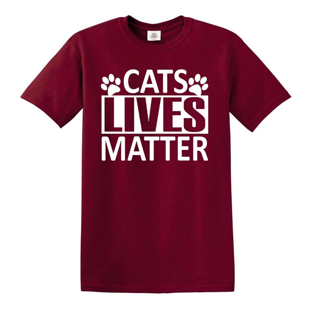 Cats lives matter tshirt kitty animal lovers rescue kitten cat funny tshirt top 2XL