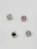 Postlude [Silver] Mini Rough Heart Cz E (4 Colors)