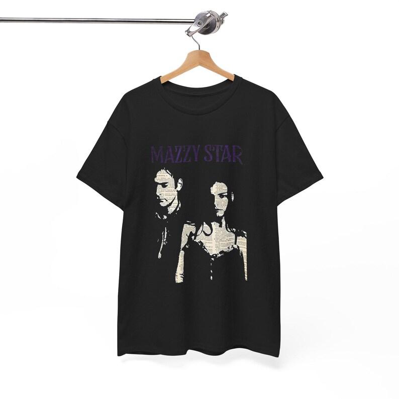 

2026 Summer Fashion Trendy Tee Men Women Vintage Top Vintage Mazzy Star Silhouette Shirt L Dream Pop Shoegaze Band Merch 4XL