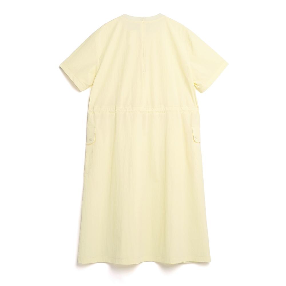 National Geographic N242Wop910 Adélie Lightweight Woven Stretch Round Neck Dress Butter