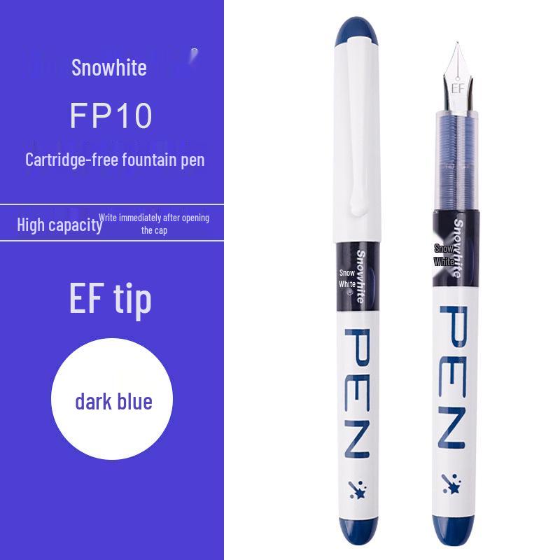 Fountain Pen FP20: Large Capacity, Quick-Drying, Disposable, Direct Liquid Type, Ideal for Students, No Ink Cartridges Needed.