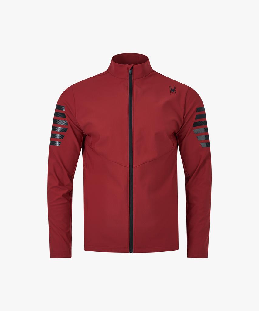 Spyder Men'S Radpad Bonded Tricot Setup Zip-Up Jacket Spjpcnft201Mred