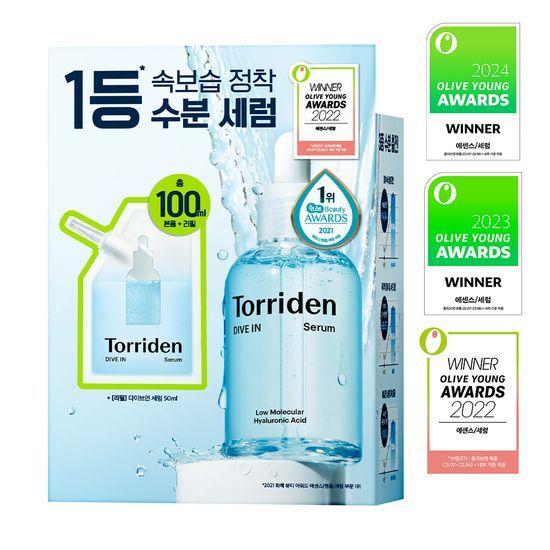 TORRIDEN Dive-in Low-Molecular-Weight Hyaluronic Acid Serum 50ml Refill Plan (+ 50ml Refill Pack)