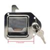 Stainless Steel Paddle Handle Locking Latch Suitable for Caravans Truck Camp