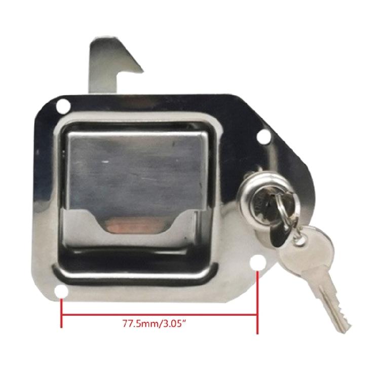 Stainless Steel Paddle Handle Locking Latch Suitable for Caravans Truck Camp