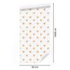 Hearts Wallpaper White and Cream 50x1000