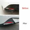 Carbon Fiber 2X Rear Fog Lamp Light Cover Trim For Hyundai Sonata 2020 2021 Auto