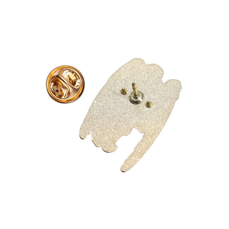 Angel Wing And Devil Wing Enamel Pins Custom Black And White Angel Brooches Lapel Badges Animal Jewelry Gift for Friends