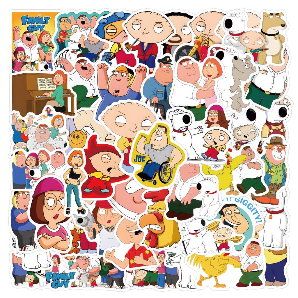 55 Family Guy Parody Stickers for Laptops, Skateboards, Water Bottles & More