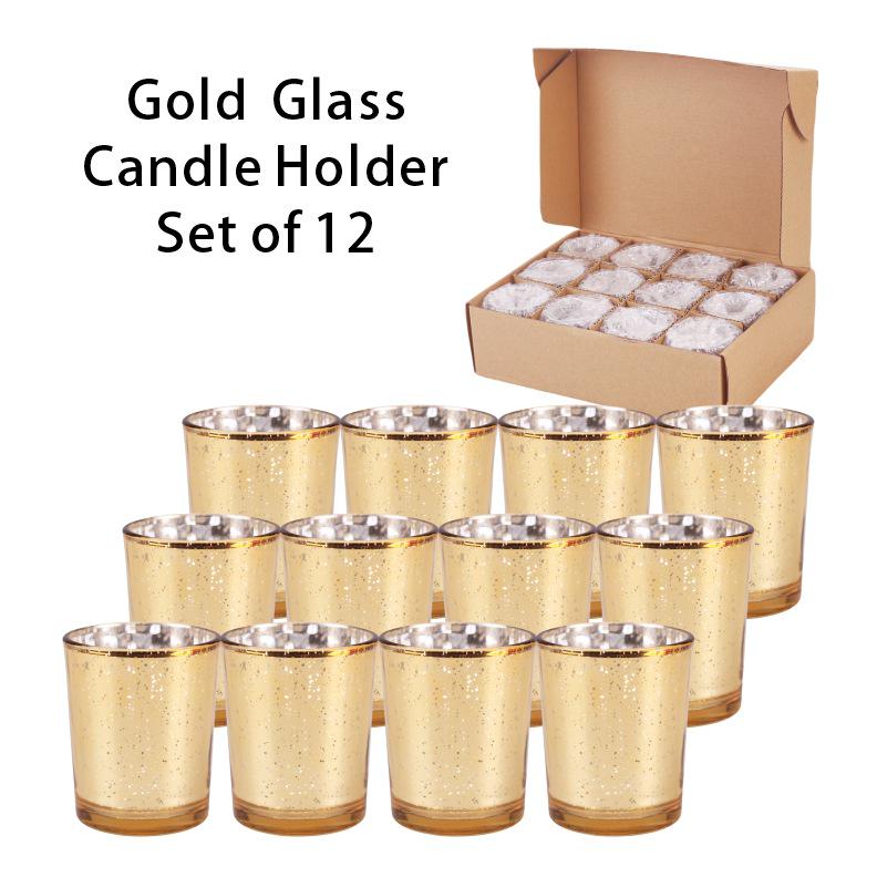 Starry Sky Christmas Glass Candlestick - Bestselling European & American Aroma Candle Cup