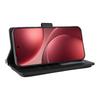 For Oppo Find X9 Pro 5G Leather Case Stand Wallet Phone Cover with Shoulder/Wrist Strap