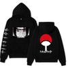 Uchiha Itachi Pullover Hoodie Naruto Itachi Manga Front Print Ninja Symbol Pattern Anime Hooded Sweatshirt Unisex