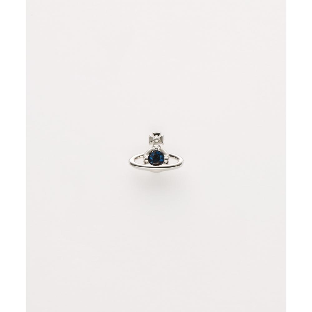 

Vivienne Westwood Japan Nano Solitaire Single Earrings 249826 Nanos Silver X Blue FREE