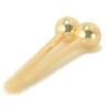 K18 Yellow Gold Round Ball Earrings 2mm Ball Earrings 18K K18 1 Pair for Both Ears Made in Japan Nickel Free yokomountain (Fitted Back)