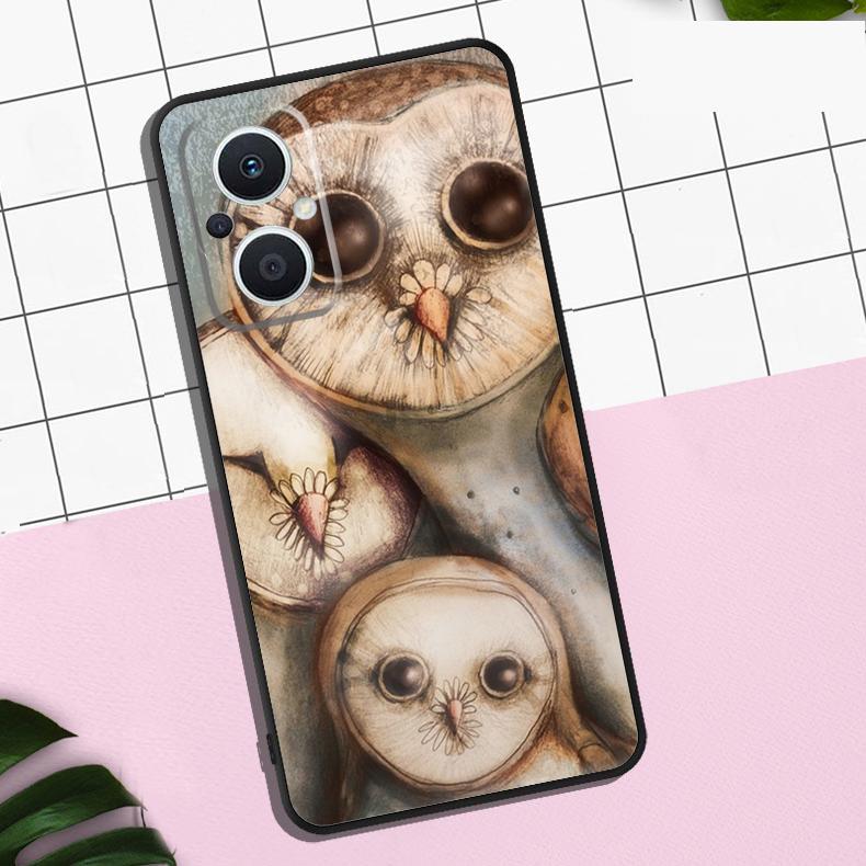 Cute Owls Case For OPPO Reno 7 8 10 11 12 13 Pro 13F 12F 11F 8T OPPO Find X8 Pro X6 X3 X5 Lite Cover