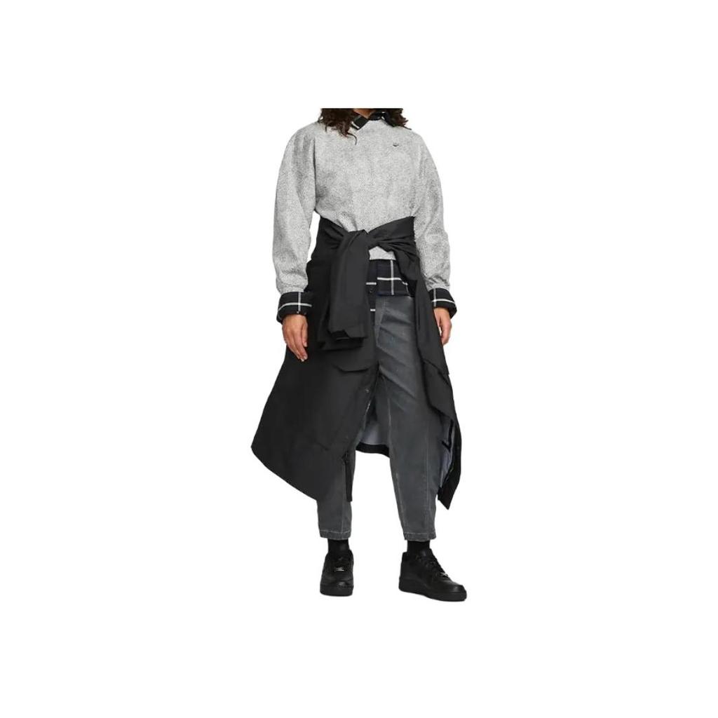 New Nike Forward Sweatshirts Women's Gray DQ7909-077