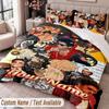 Custom Name Text 3Pcs Bedding Set Bruno Mars Duvet Cover And Two Pillowcases