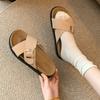 Oversized, Sandals, Thick Bottom, Versatile, Beach Shoes, Seaside, New Style, Outerwear, Women's, Slippers