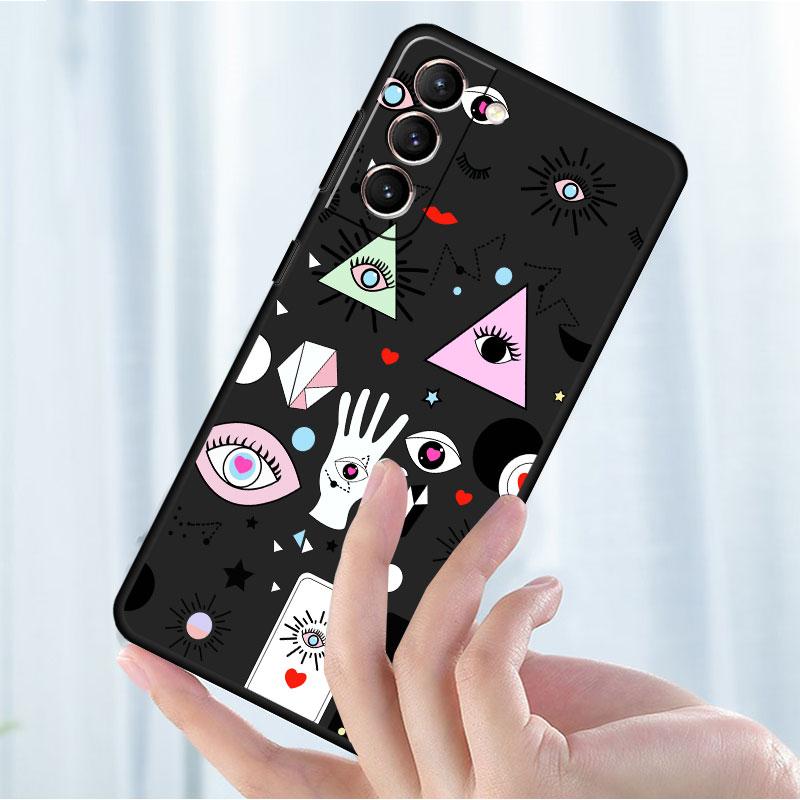 Silicone TPU Cases Lucky Eye Blue Evil Eye Print Phone Case for Huawei Y8s Nova 9 SE 8 10 Y70 Plus Y7 Y90 Y9 Y6 10 Pro 8i Bag