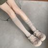 Solid Color Women Stockings Nylon Long Knee High Socks Fashion Soft Warm Socks