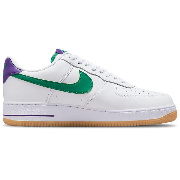 Nike Air Force 1 07 Joker Men Sneakers White Court-Purple Gum-Light-Brown DO1156-100