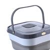 1Pc Storage Container Bin Sealed Cans 10kg - Gray