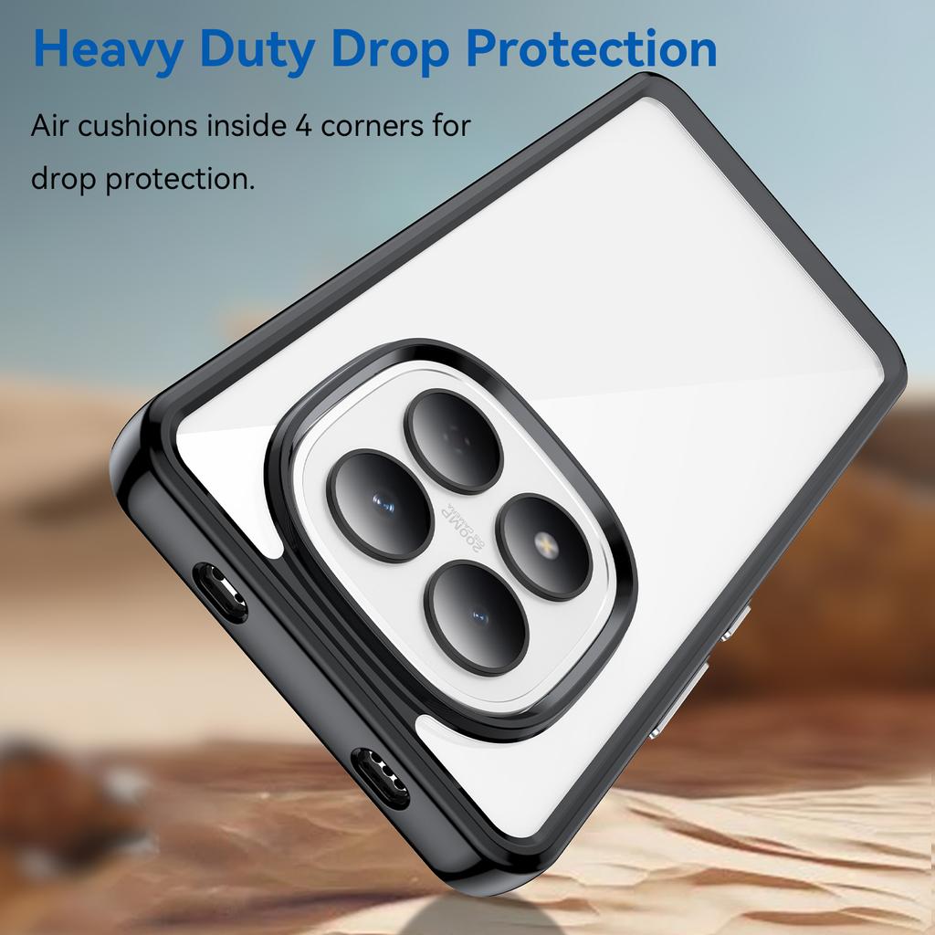 Для Xiaomi Redmi Note 15 Pro 4G (Глобальний) Чохол ТПУ + Акрил Захисний Прозорий Чохол для Телефона