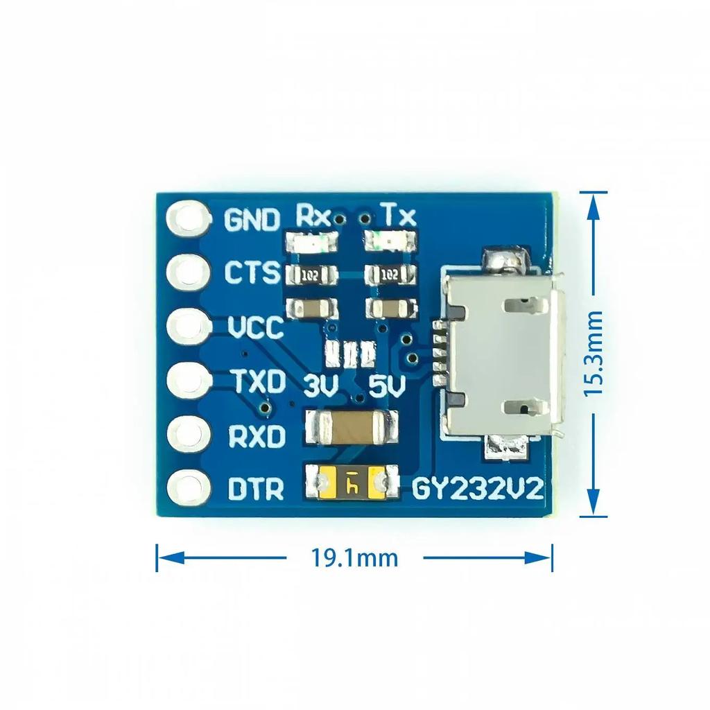 USB To TTL FT232RL Communication Module Flash Board GY232V2 MICRO FT232RL USB