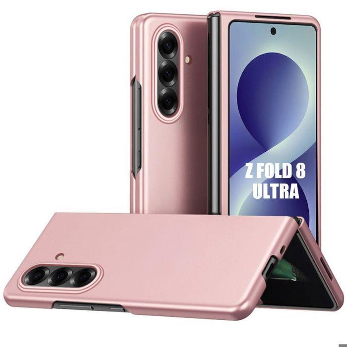 Coque pour Samsung Galaxy Z Fold 8 Ultra, Protection Rigide Antichoc Anti-Rayures Slim Rose