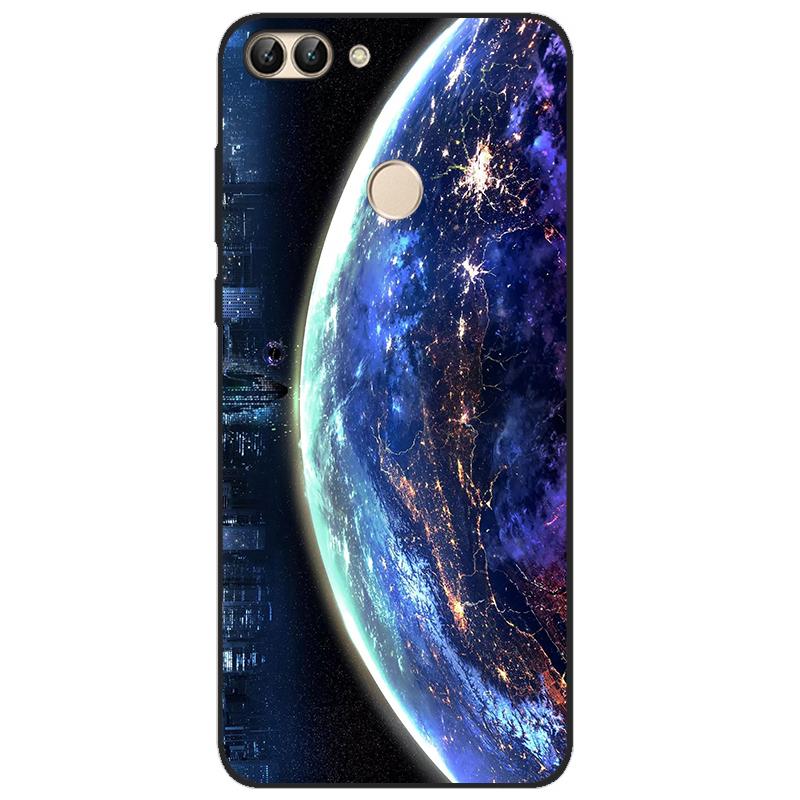 For Huawei P Smart 2018 FIG-LX1 PSmart Case For Huawei P Smart 5.65inch Case TPU Soft Silicone Cute Wolf Back Cover Phone Case