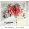 3D Hummingbird Pop Up Birthday Cards Nature Theme 20*15cm Hummingbird Pop Up Card 3D Flower Greeting Card Anniversary