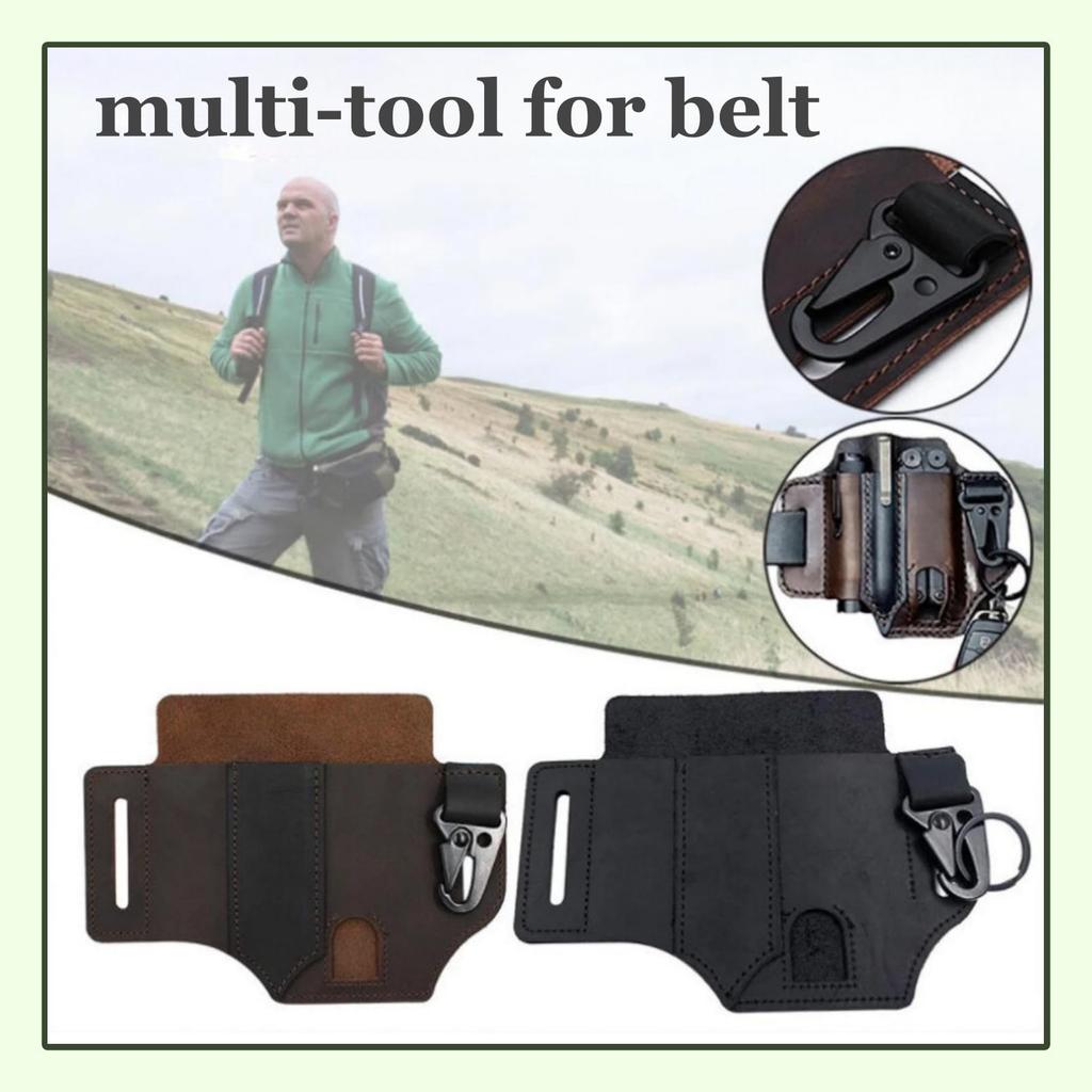 Sheath Belt Tactical Holder Tool Storage [SCGEHA] Multi-Tool Multi-Tool (Dark Brown)