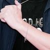 Geometric Unisex Bracelet Electroplated Platinum Simple 2.5Mm Snake Bone Chain Jewelry
