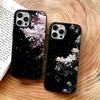 Flower branch Phone Case For iPhone 17,16,15,14,13,12,11 Plus,Pro Max,XS,Colorful Silver Phone case Funda Cover