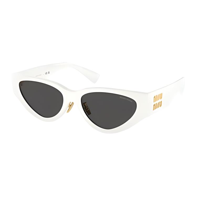 

Miu Miu Logo Design Oval Sunglasses Women sunglasses White 0MU03ZS1425S054 Default Packaging
