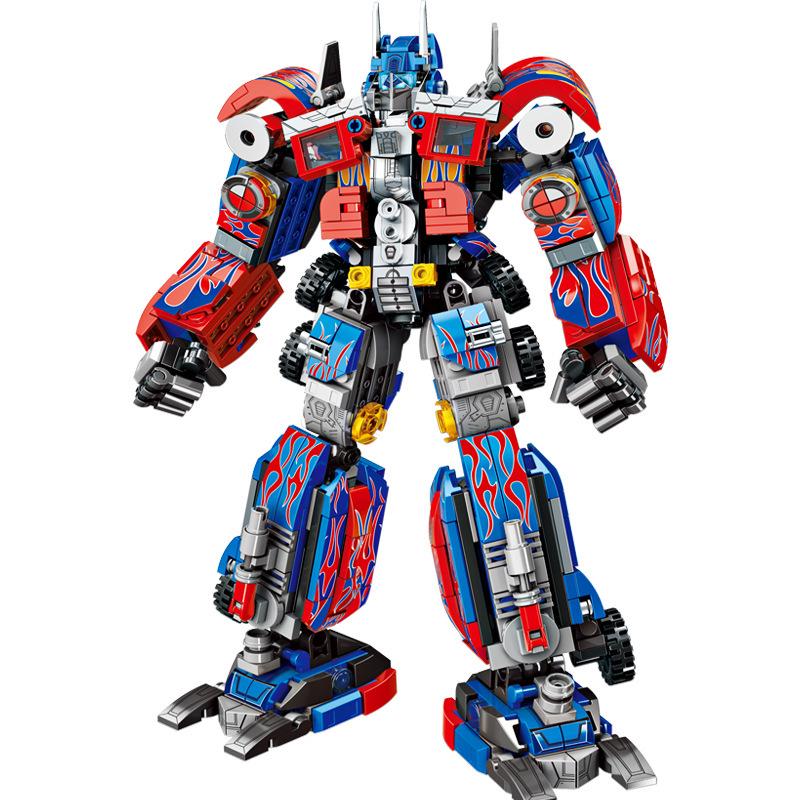 LeWan LW7013-14 Wasp Car Transformer Robot Model Assembly Building Blocks Toy
