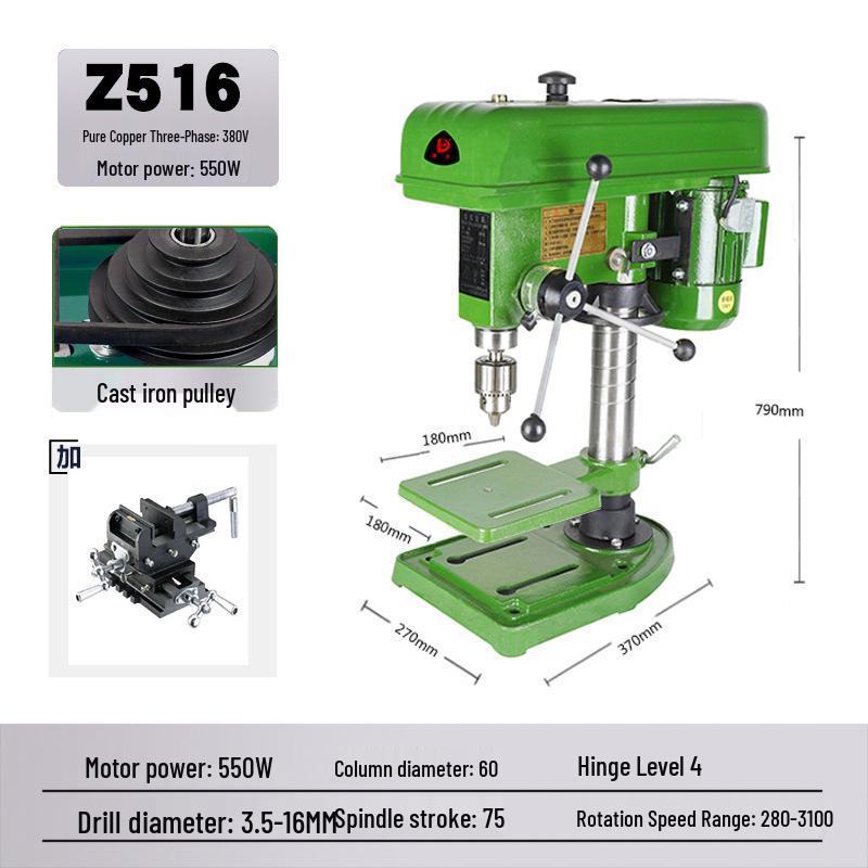 Deke Z516BC 16mm High Power 750W Bench Drill Press & Mill Machine