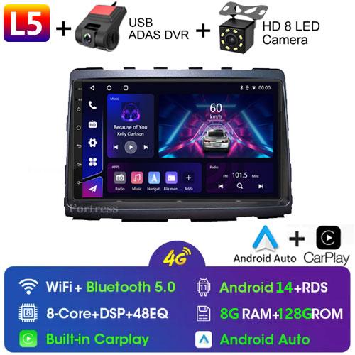 8GB+128GB Carplay Radio For Ssangyong Rodius Turismo Stavic 2013+ Car stereo Multimedia Player Android Auto GPS navigation