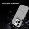 Magnet Magsafe Camera Holder Stand Soft Matte Phone Case For Apple iPhone 15 14 13 12 11 Pro Max 15 Plus Wireless Charging Cover