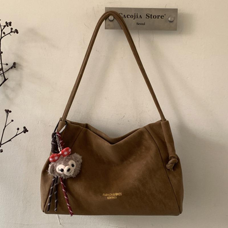 Fashion commuter large-capacity bag women's winter new college student class bag casual shoulder bag tote bag