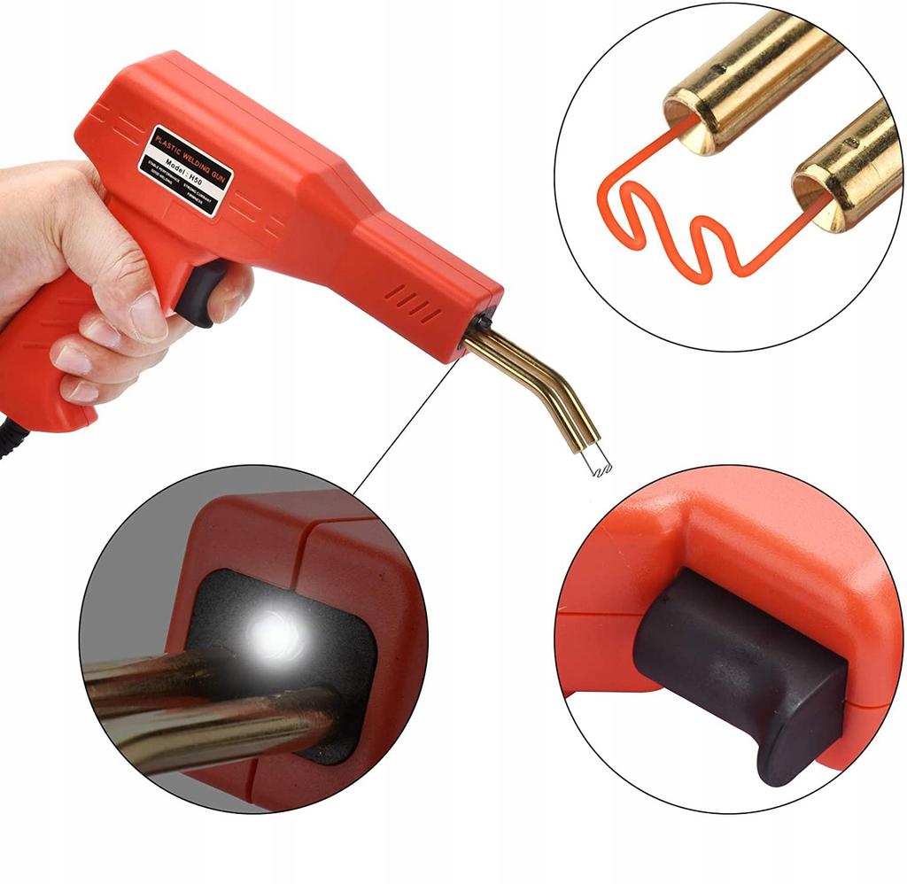 Plastový sešívačka H50 + 200 sponek, Řezačka, Kleště