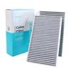 Set Car Pollen Cabin Air Filter Activated Carbon 1107681-00-C For Tesla Model 3 Model Y 2017 2018 2019 2020 2021 2022 2023 2024
