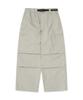 DIMITO Washed Cargo Pants (Loose Fit) Ivory