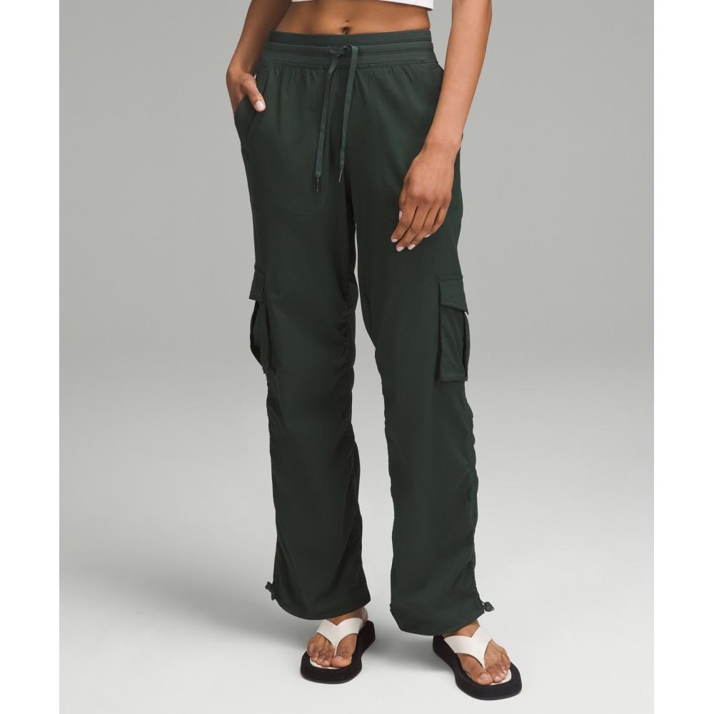 

Lululemon Танцевальная студия Свободный крой средней посадки Брюки-карго Legacy Green XXXS